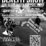 Scott Olsen Benefit Show @ The Stork Club | Oakland | California | United States